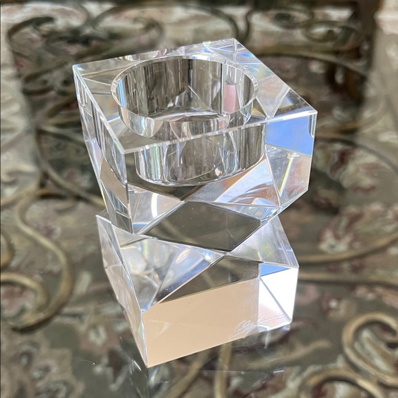 Other - Geometric Crystal Candle Holder